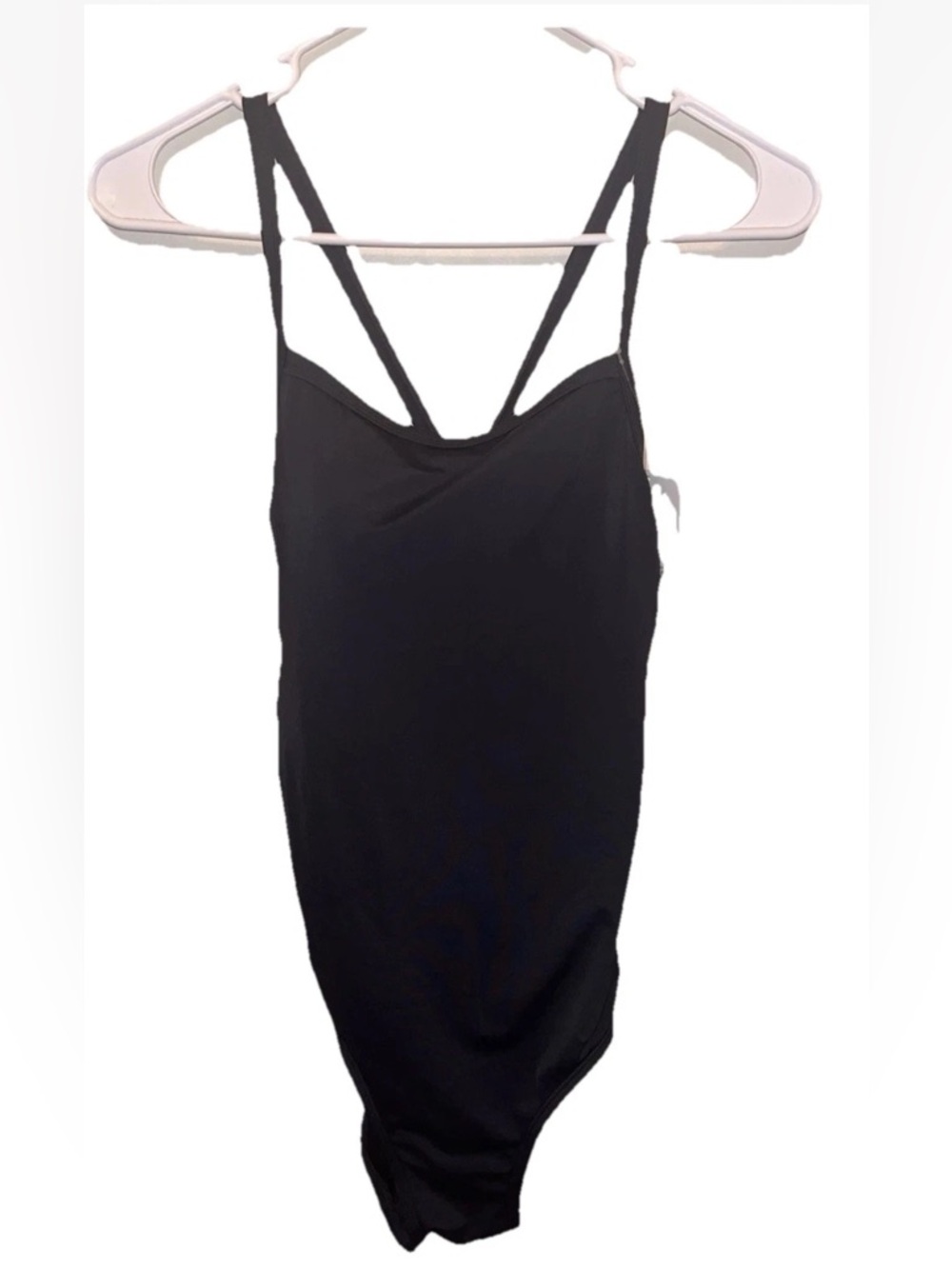 Syrokan Women’s Black Swimsuit One Piece Built In Bra Size Intl 36/Us S NWT